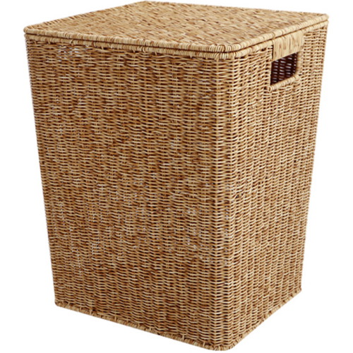 네이쳐리빙 데이지가든 라탄 빨래바구니 50L