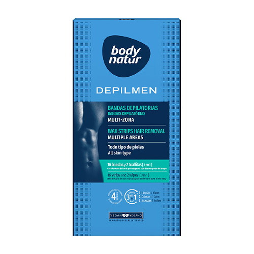 바디네이처 왁스스트립 맨 16매