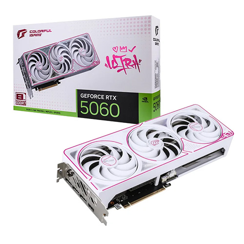 COLORFUL iGame ������ RTX 5060 ULTRA OC White D7 8GB �����ڽ�
