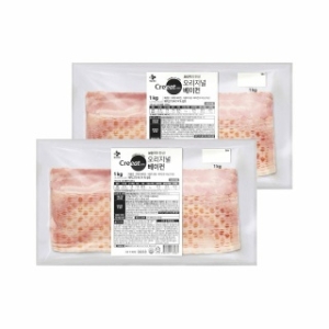 CJ제일제당 크레잇 오리지널 베이컨 1kg (2개)
