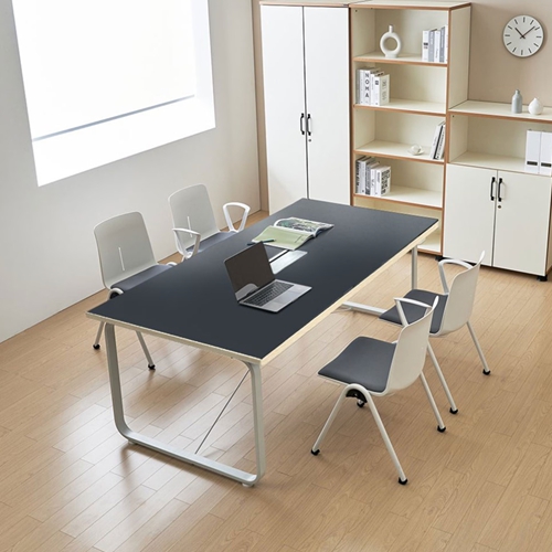 티에스퍼니처 데임 LPM B형 타공형 회의용 테이블 (1500x900)_이미지