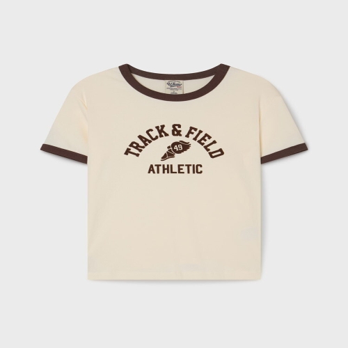 이랜드 후아유 Campus Ringer T-shirt / WHRAG2323F_이미지