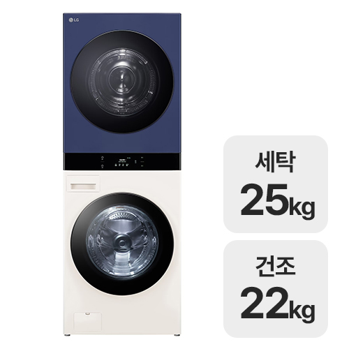 LG전자 트롬 오브제컬렉션 워시타워 WL22EYHU_이미지