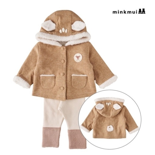 밍크뮤 BR 밤비니트라이크상하복SET 34C13-610-02 백일/돌/출산선물_이미지