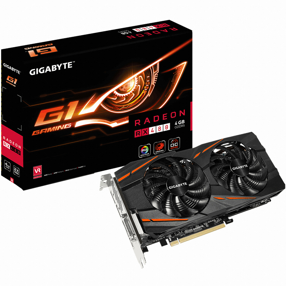 GIGABYTE 라데온 RX 480 G1.Gaming D5 4GB