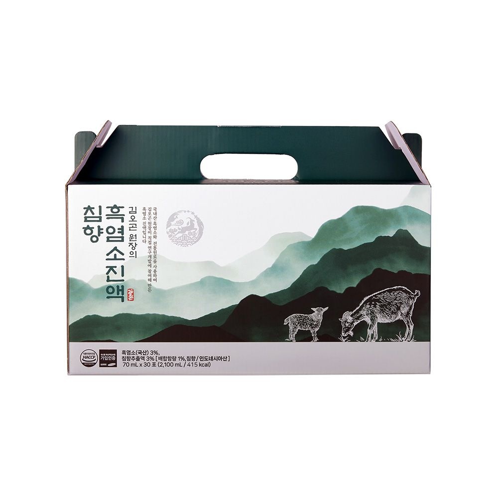 지니트레저 김오곤 원장의 흑염소진액 침향 70ml 30포 (5개)_이미지