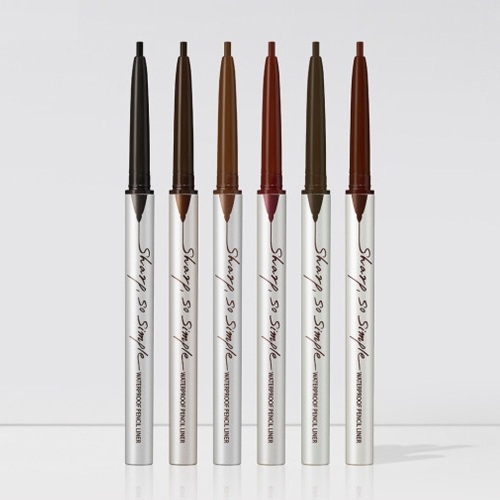 클리오 샤프 쏘 심플 워터프루프 펜슬 라이너 0.14g (6개)_이미지