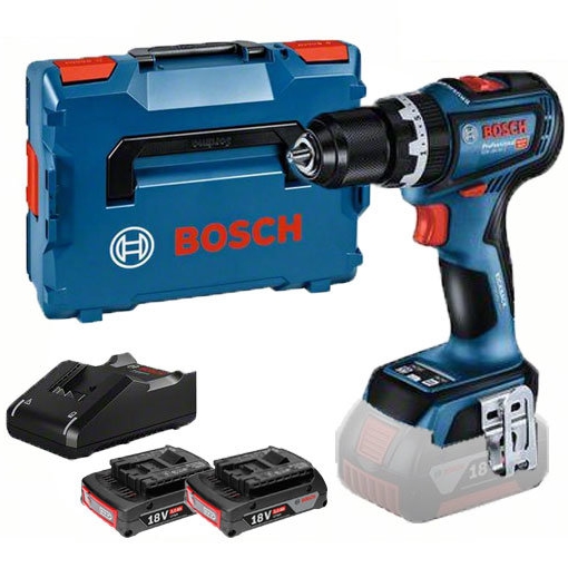 보쉬 GSB 18V-90 C (2.0Ah, 배터리 2개)