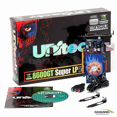 유니텍전자 지포스 8600GT SUPER D3 256MB LP_이미지
