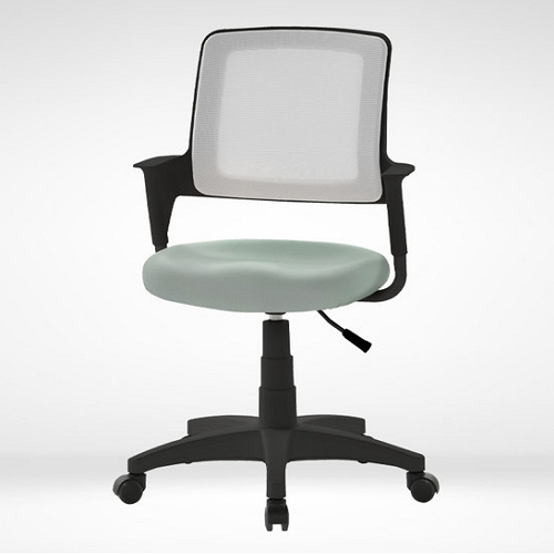 더컴포트 클레버 블랙 매쉬백 의자