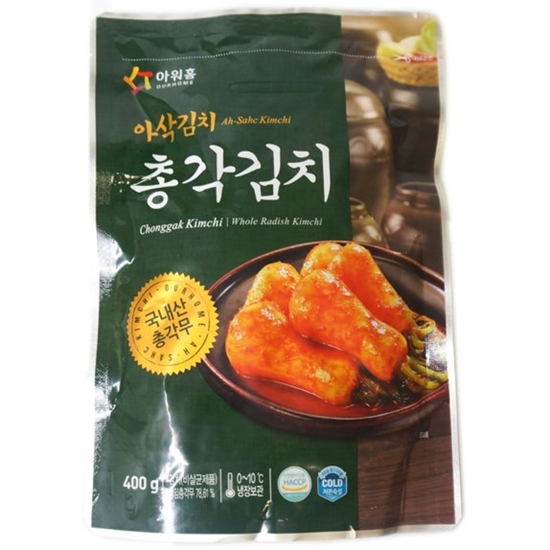 아워홈  아삭김치 총각김치 400g (5개)
