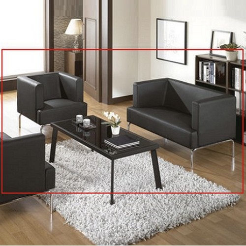 더젠 메이드 고급스틸프레임 가죽소파 4인용