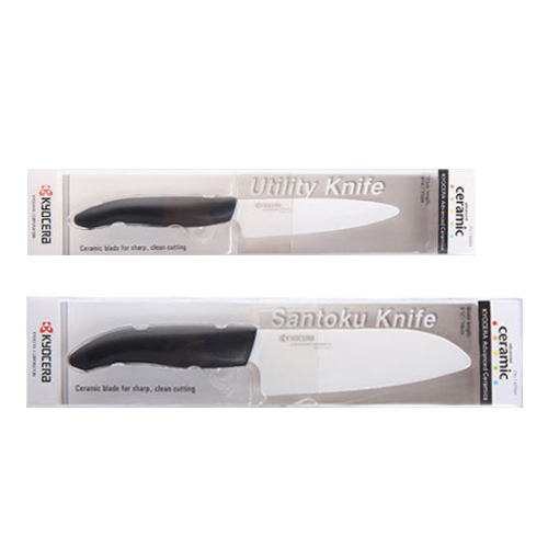 교세라 ㅤ세라믹 주방용칼 2종세트 WHITE FK-160WH+FK-110WH_이미지