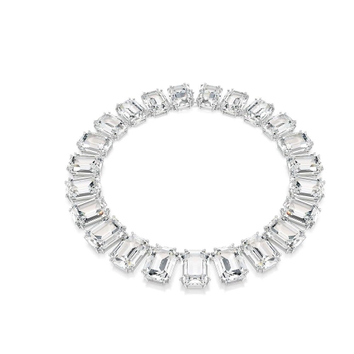 스와로브스키 Millenia necklace Oversized crystals Octagon cut White Rhodium finis..
