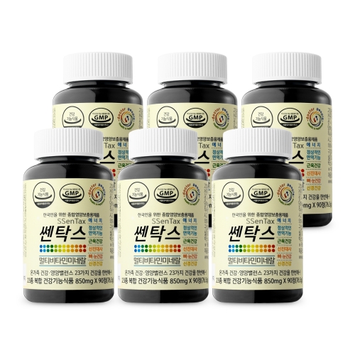 닥터피플 쎈탁스 멀티비타민 미네랄 850mg 90정 (6개)_이미지