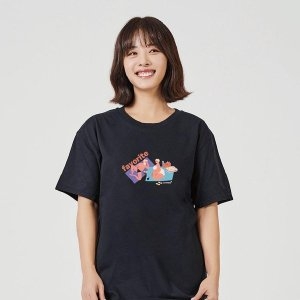 favorite 포인트티셔츠 흰티코디 여름코디 W71741A