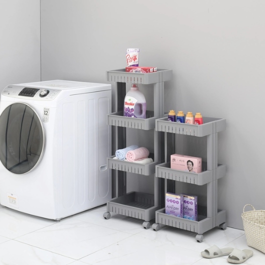 오두막하우스 웰이즈 이동식 대형 3단 트롤리_이미지