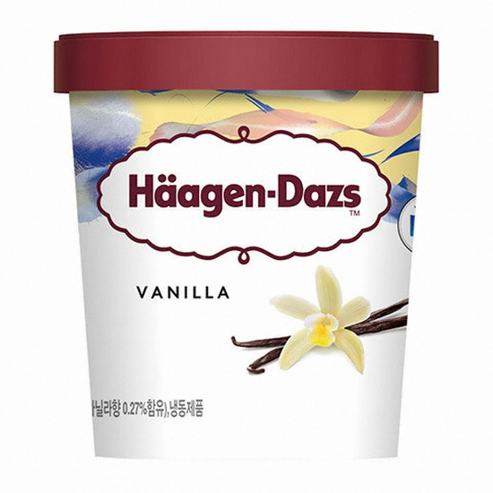 하겐다즈 바닐라 파인트 473ml (4개)_이미지