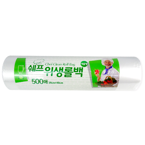 대진씨앤씨 쉐프 위생 롤백 30x40cm 500매이미지입니다. 누르면 해당 게시물로 새창이동합니다.