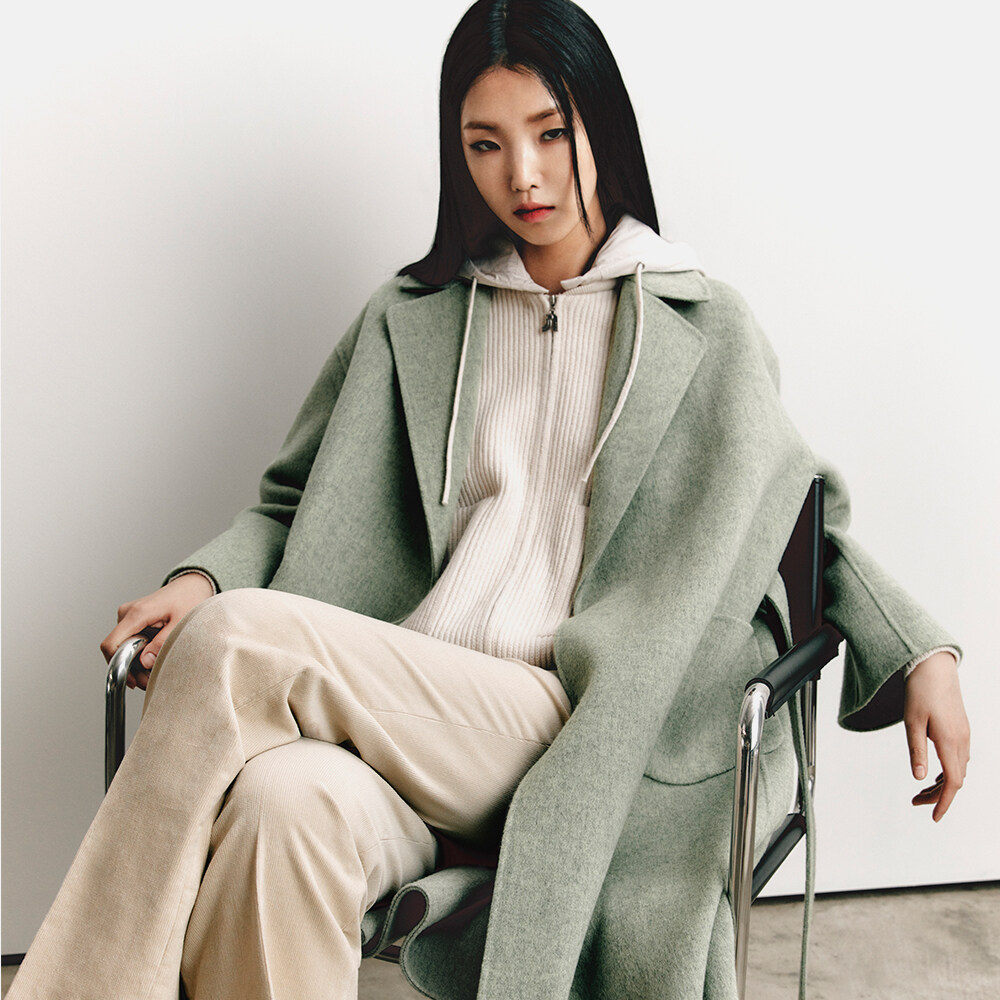 나이스클랍 벨티드 핸드메이드 코트 N234MWCA56_이미지