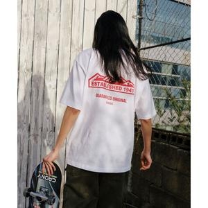 JEEP 190g M-Logo 그래픽 반팔 티 JR5TSU173RD 812411