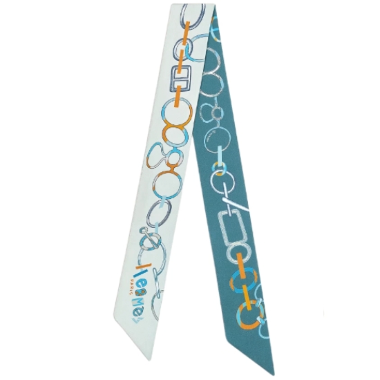 에르메스 도 레 부클레 트윌리 (그리 펄 블루 아주르 카라멜)_이미지