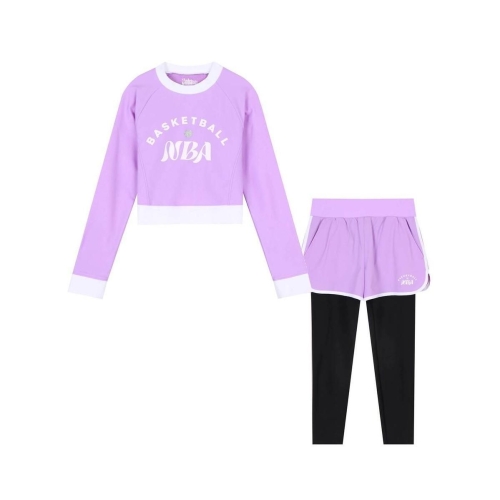 NBA 키즈 키즈 여아 래시 세트 PURPLE K252ST740P