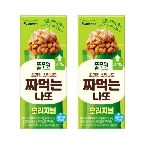 풀무원 짜먹는나또 오리지널 210g(30gx7입) (2개)