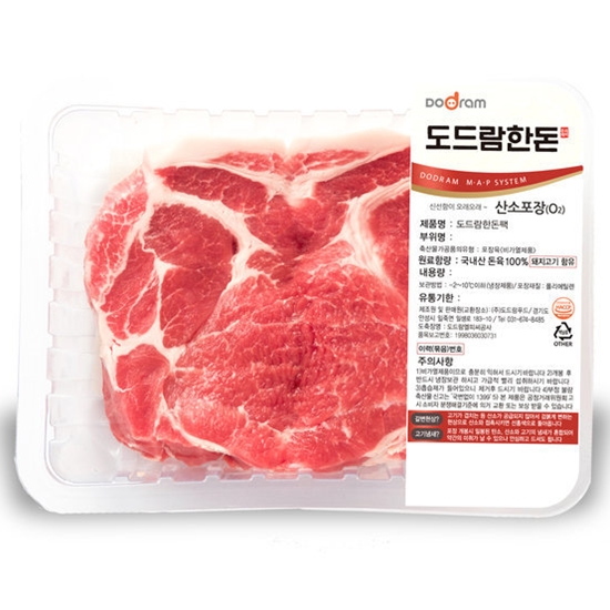 도드람푸드 도드람한돈 생 목살 보쌈용 500g (1개)_이미지