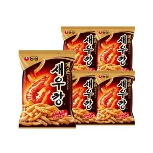 새우깡 5개 + 매운새우깡 5개