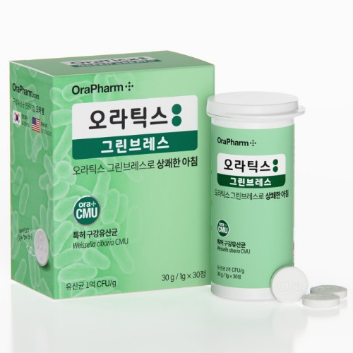 오라팜 오라틱스 그린브레스 30정 (1개)_이미지
