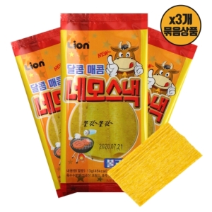 라이온제과 네모스낵 불고기맛 13g (3개)_이미지