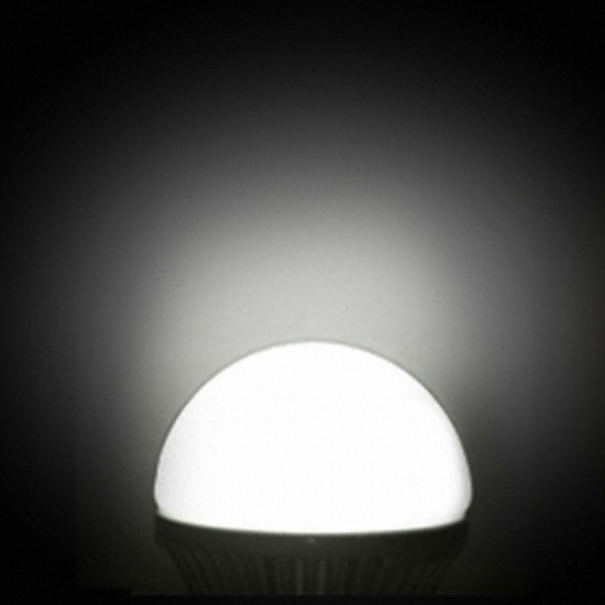 금호전기 번개표 LED 롱타입 볼전구 주광색 12W (4개)_이미지