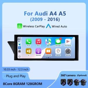 아우디 무선 CarPlay 안드로이드 자동 BMW 5 7 시리즈 F10 F11 F07 GT F01 F02 F03 F04 2009-..
