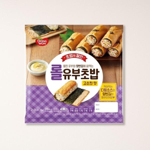 롤 유부초밥 고소한맛 254g