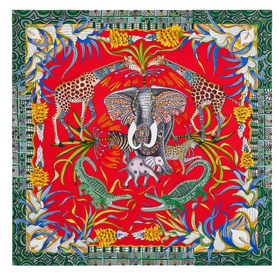 에르메스 라메종드 잠베지 까레 90 스카프 H002987S17