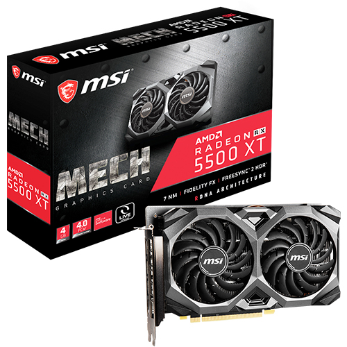 MSI 라데온 RX 5500 XT 메크 D6 4GB_이미지