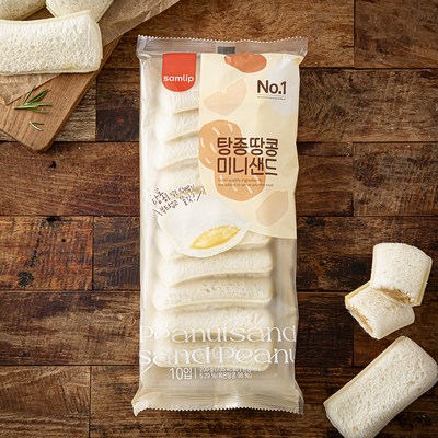 SPC삼립 탕종 땅콩 미니샌드 200g (1개)