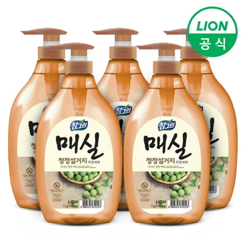 참그린 매실 청정설거지 1kg (960ml) (5개)_이미지