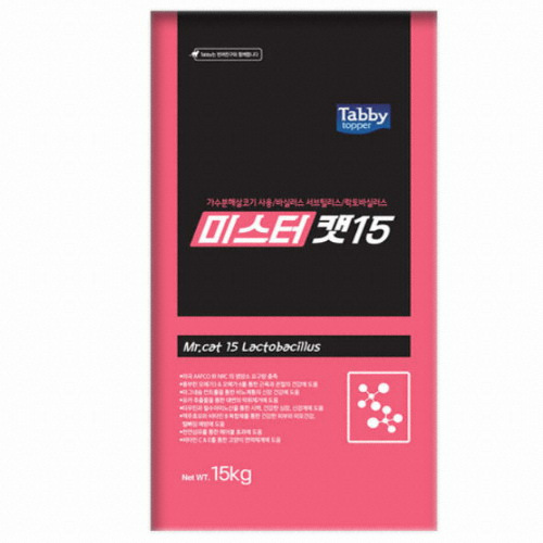 테비토퍼 ㅤ미스터캣 15 유산균 15kg (1개)_이미지