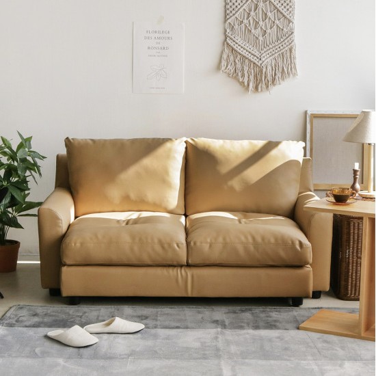 포홈 슈슈 가죽소파 2인용_이미지