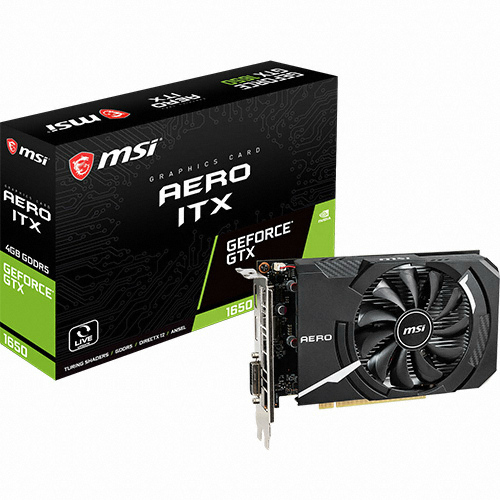 MSI 지포스 GTX 1650 에어로 ITX D5 4GB