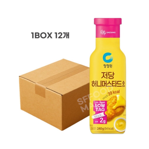 대상 청정원 저당 허니 머스타드 소스 240g (12개)