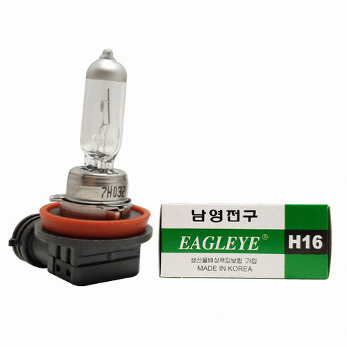 남영전구 이글아이 할로겐 전구 12V (H16, 19W)_이미지