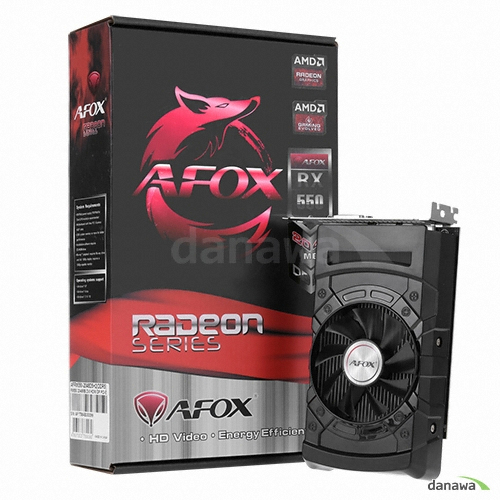 AFOX 라데온 RX 550 D5 2GB AXLE VISION_이미지