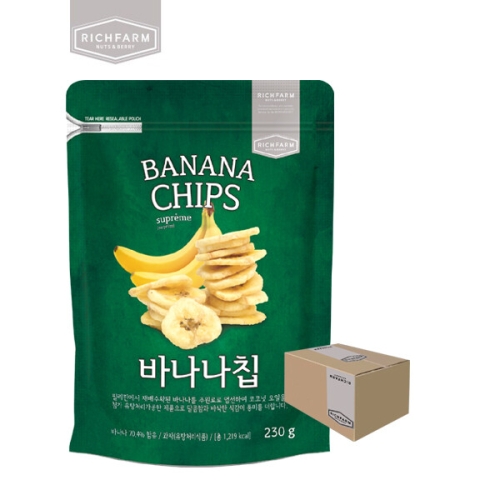  리치팜너트 바나나칩 230g [10개]