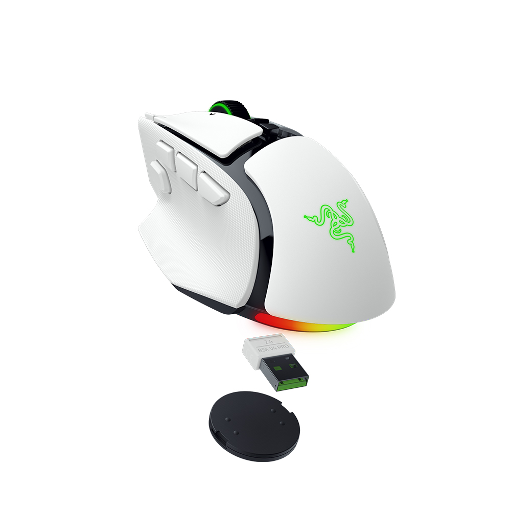 Razer Basilisk V4 Pro (정품) (화이트)_이미지