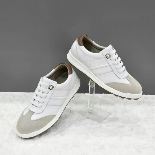 남성 스웨이드 포인트 스니커즈 Y2HS40HH20 WHITE 5SD JJ