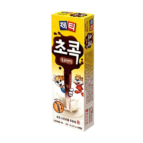 동서식품 제티 초콕 초콜릿맛 3.6g 10개입 (1개)_이미지