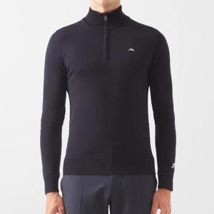  제이린드버그 남성 반집업 니트 [네이비 (GMKW06357-6855)]